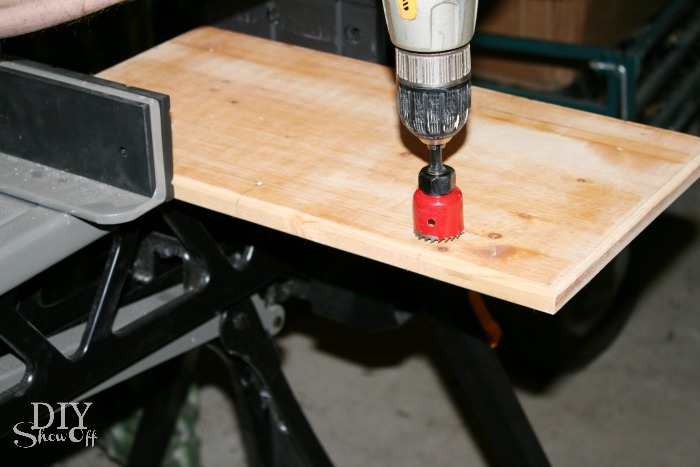 DIY peg hook caddy tutorial