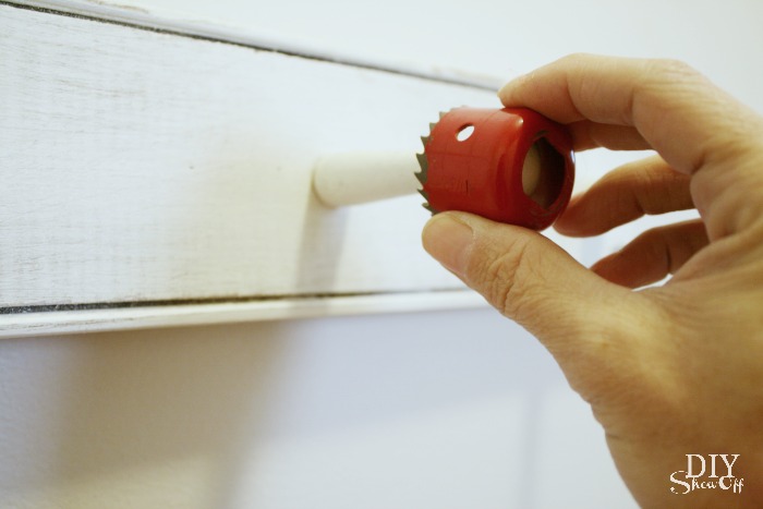 DIY peg hook caddy tutorial