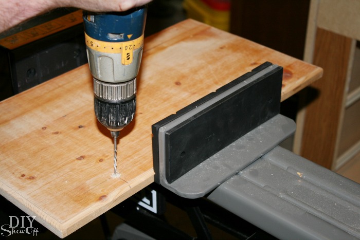 DIY peg hook caddy tutorial