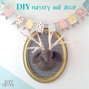 DIY nursery wall decor at diyshowoff.com