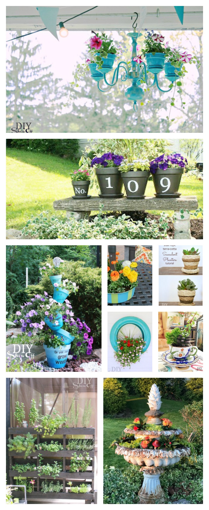 creative planter ideas @diyshowoff