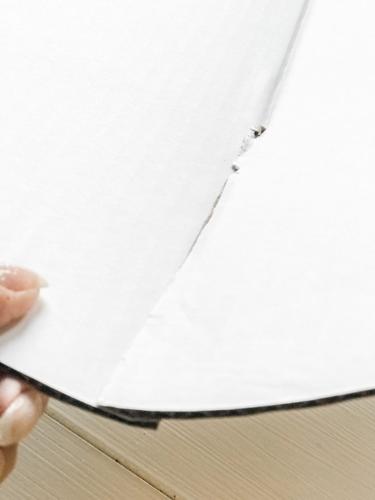 cardboard circle