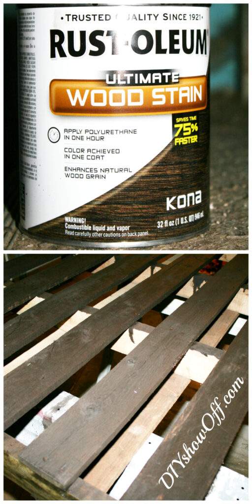 rust-oleum stain and pallet